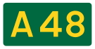 A48 road shield