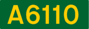 A6110 road shield