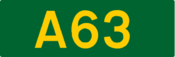 A63 road shield