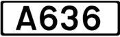 A636 road shield