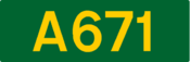 A671 road shield