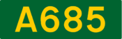 A685 road shield