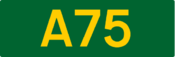 A75 road shield