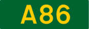A86 road shield
