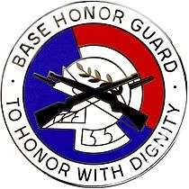 USAF Base Honor Guard Badge