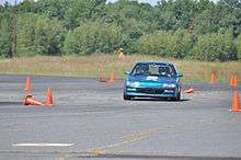 Autocross courses are made from traffic cones