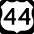 U.S. Route 44 marker