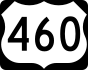 U.S. Highway 460 route marker