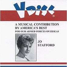 V-Disc Recordings Jo Stafford CD
