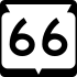 State Trunk Highway 66 marker