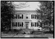 A picture of the John Breckenridge house, designed by Charles Steadman.