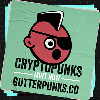 Gutter Punks Flyer - CryptoPunks