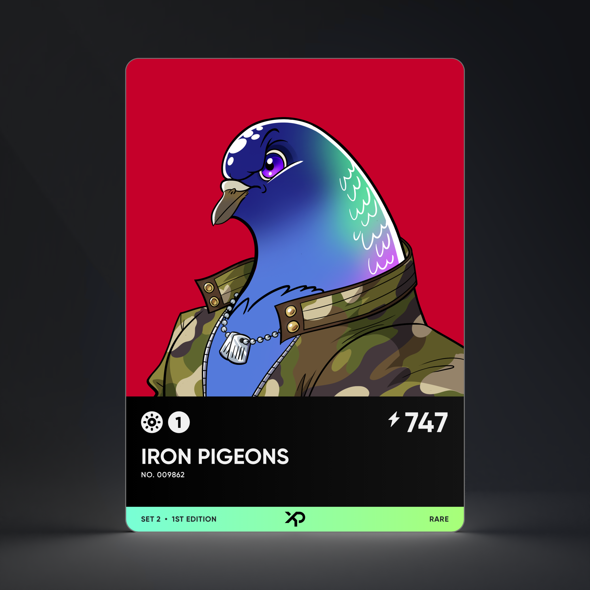 Iron Pigeon #9862 1st Edition