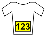 Jersey with yellow number