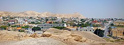 The city of Jericho from the ruins of the old walls